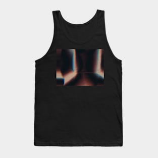 Abstract Trippy Prism Glitch Tank Top